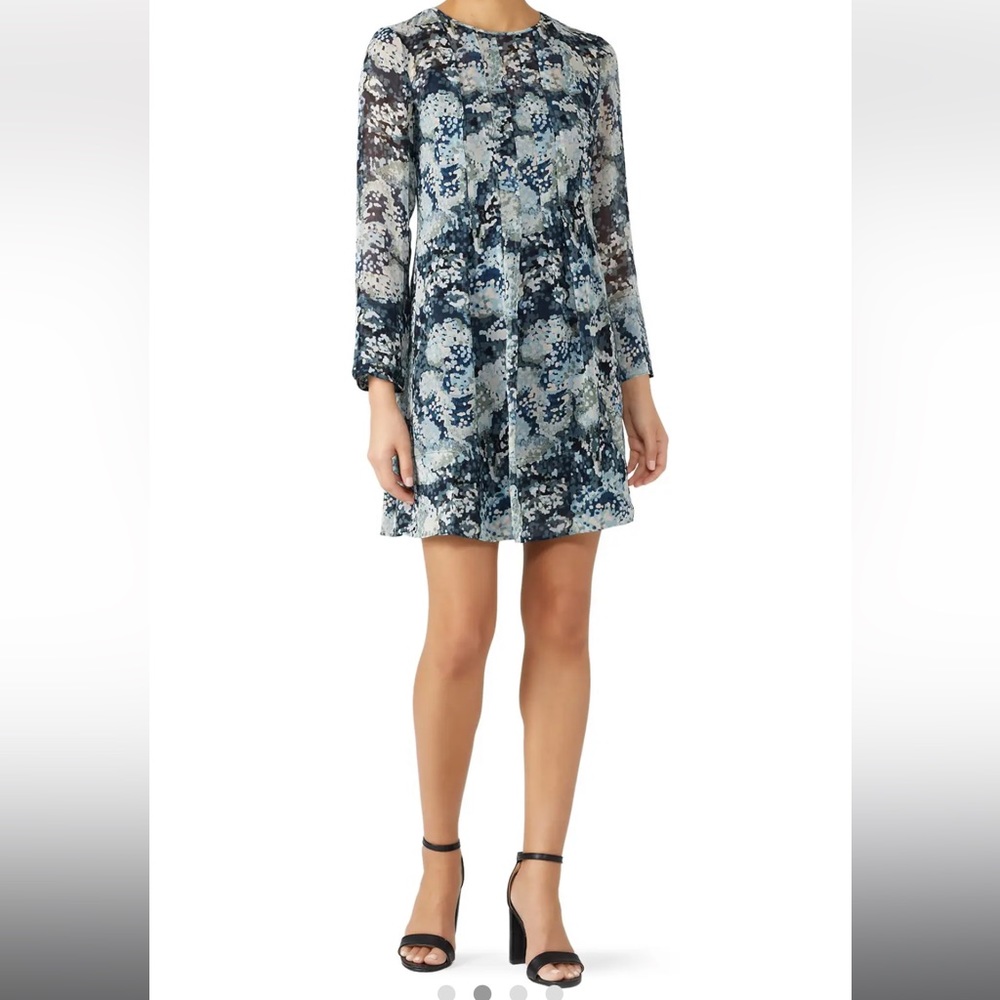 Club Mónaco Silk Delaynee Silk Floral Dress